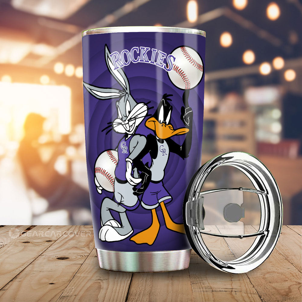 Colorado Rockies Tumbler Cup Custom Car Accessories - Gearcarcover - 2