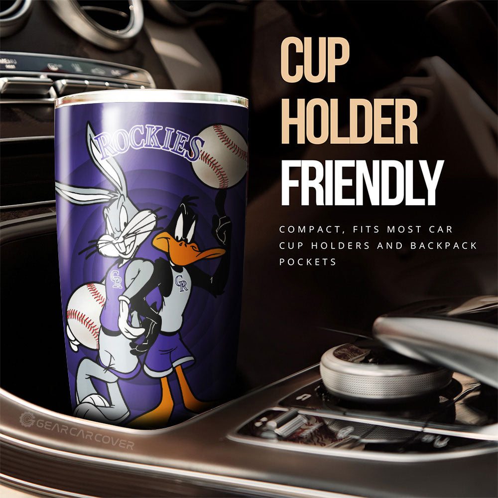 Colorado Rockies Tumbler Cup Custom Car Accessories - Gearcarcover - 3