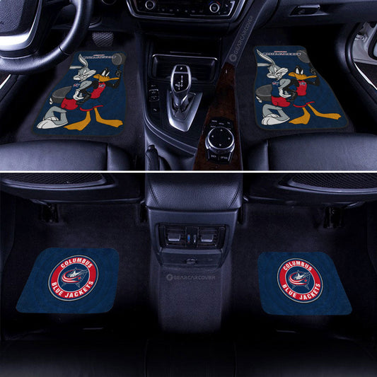 Columbus Blue Jackets Car Floor Mats Custom Car Accessories - Gearcarcover - 2