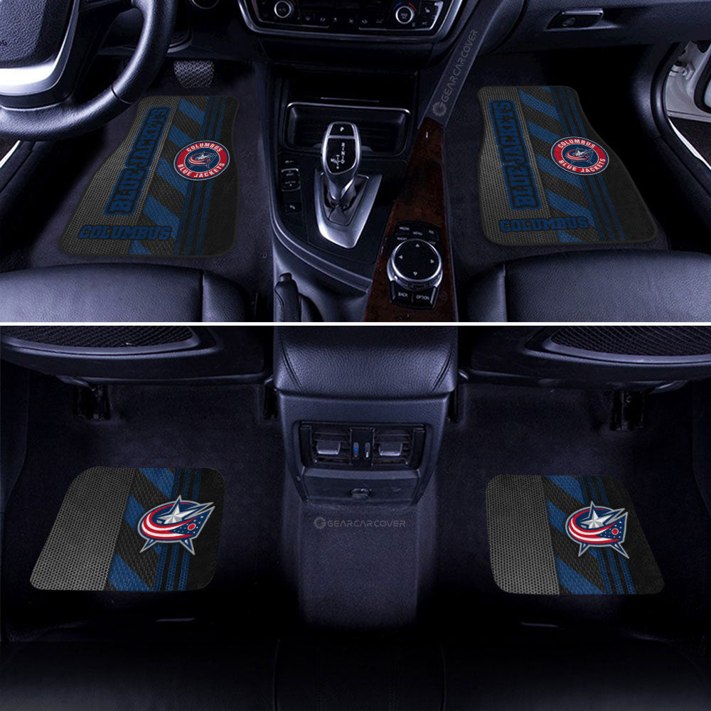 Columbus Blue Jackets Car Floor Mats Custom Car Accessories - Gearcarcover - 2