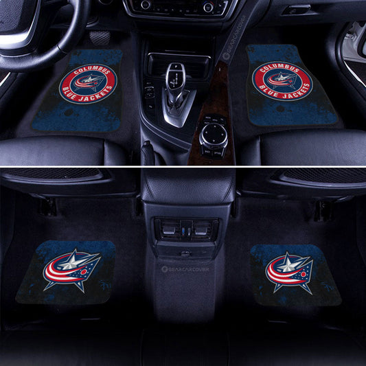 Columbus Blue Jackets Car Floor Mats Custom Car Accessories - Gearcarcover - 2