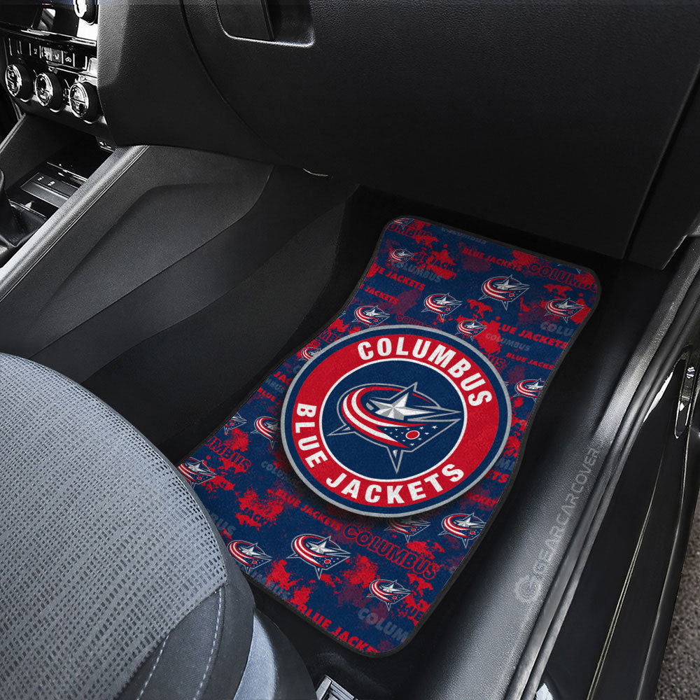 Columbus Blue Jackets Car Floor Mats Custom Car Accessories - Gearcarcover - 3
