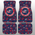 Columbus Blue Jackets Car Floor Mats Custom Car Accessories - Gearcarcover - 1