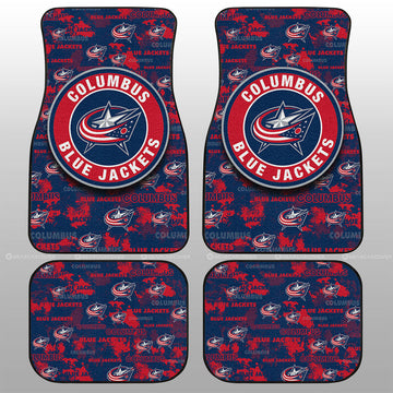 Columbus Blue Jackets Car Floor Mats Custom Car Accessories - Gearcarcover - 1
