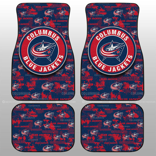 Columbus Blue Jackets Car Floor Mats Custom Car Accessories - Gearcarcover - 1
