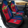 Columbus Blue Jackets Car Seat Covers Baby Yoda Car Accessories - Gearcarcover - 2