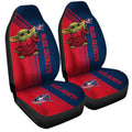 Columbus Blue Jackets Car Seat Covers Baby Yoda Car Accessories - Gearcarcover - 3