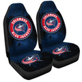 Columbus Blue Jackets Car Seat Covers Custom Car Accessories - Gearcarcover - 3