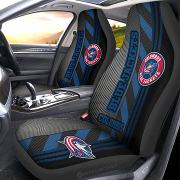 Columbus Blue Jackets Car Seat Covers Custom Car Accessories - Gearcarcover - 1