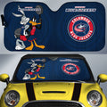 Columbus Blue Jackets Car Sunshade Custom Car Accessories - Gearcarcover - 1