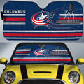 Columbus Blue Jackets Car Sunshade Custom Car Accessories - Gearcarcover - 1