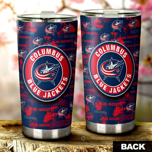 Columbus Blue Jackets Tumbler Cup Custom Car Accessories - Gearcarcover - 2