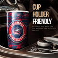 Columbus Blue Jackets Tumbler Cup Custom Car Accessories - Gearcarcover - 3