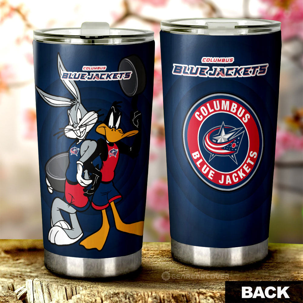 Columbus Blue Jackets Tumbler Cup Custom Car Accessories - Gearcarcover - 1