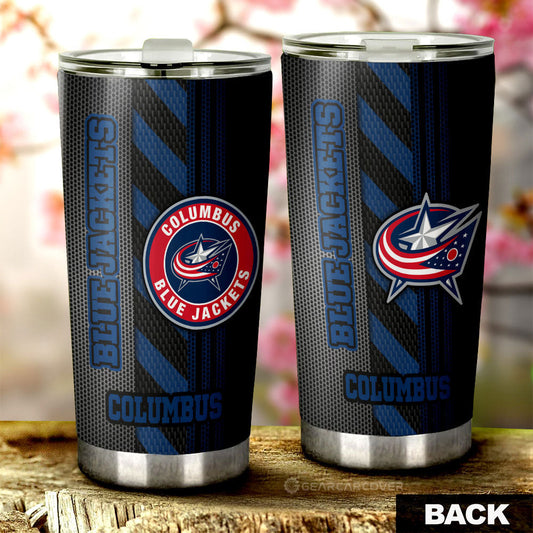 Columbus Blue Jackets Tumbler Cup Custom Car Accessories - Gearcarcover - 1