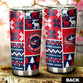 Columbus Blue Jackets Tumbler Cup Custom Ugly Style Car Accessories - Gearcarcover - 2