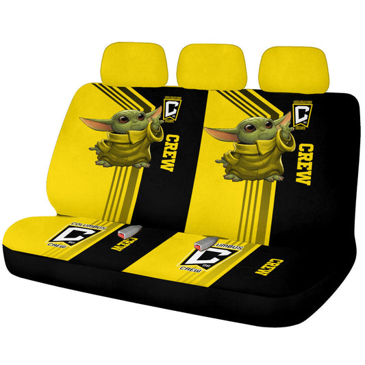 Columbus Crew Car Back Seat Covers Custom Car Accessories - Gearcarcover - 1