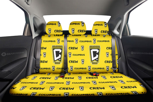 Columbus Crew Car Back Seat Covers Sporty Team Collection - Gearcarcover - 2