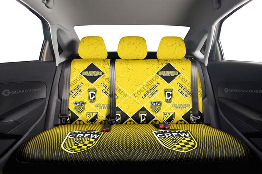 Columbus Crew Car Back Seat Covers Sporty Team Collection - Gearcarcover - 2