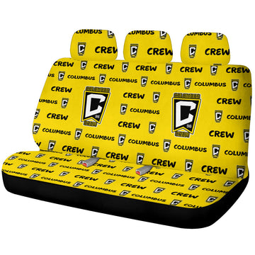 Columbus Crew Car Back Seat Covers Sporty Team Collection - Gearcarcover - 1