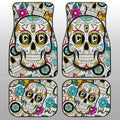 Columbus Crew Car Floor Mats Custom Sugar Skull Car Accessories - Gearcarcover - 1