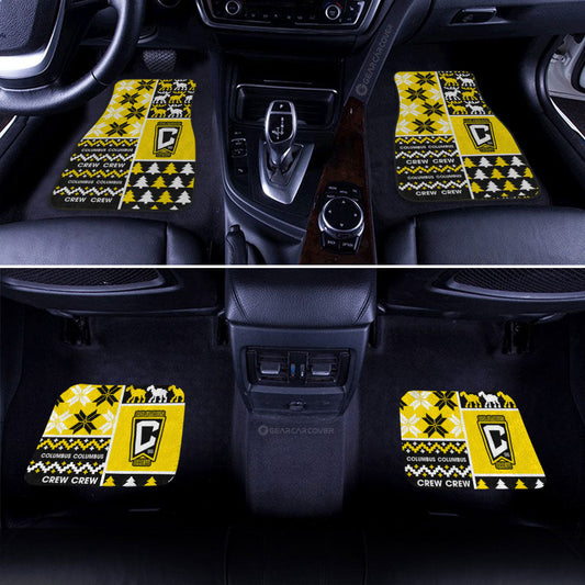 Columbus Crew Car Floor Mats Custom Ugly Style Car Accessories - Gearcarcover - 2