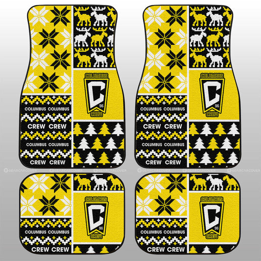 Columbus Crew Car Floor Mats Custom Ugly Style Car Accessories - Gearcarcover - 1