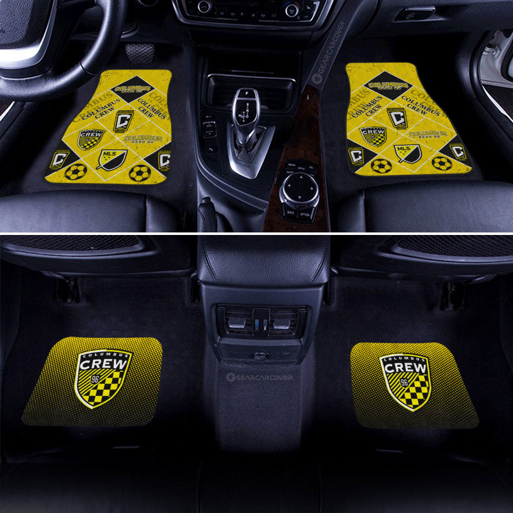 Columbus Crew Car Floor Mats Sporty Team Collection - Gearcarcover - 2