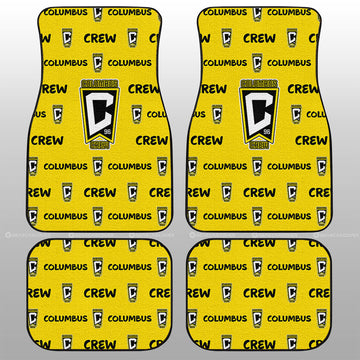 Columbus Crew Car Floor Mats Sporty Team Collection - Gearcarcover - 1