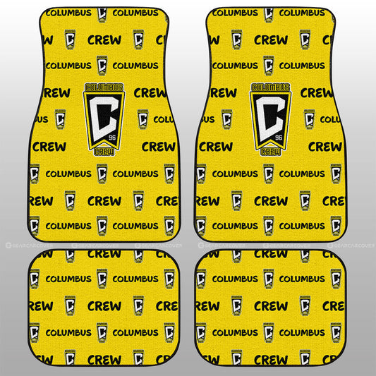 Columbus Crew Car Floor Mats Sporty Team Collection - Gearcarcover - 1
