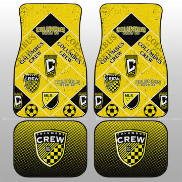 Columbus Crew Car Floor Mats Sporty Team Collection - Gearcarcover - 1