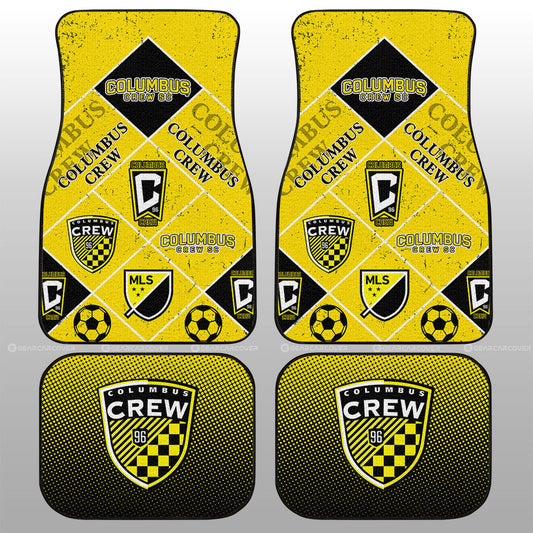 Columbus Crew Car Floor Mats Sporty Team Collection - Gearcarcover - 1