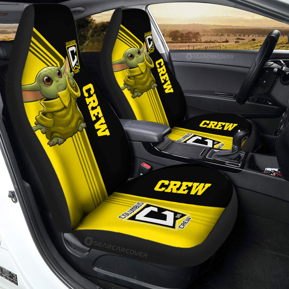 Columbus Crew Car Seat Covers Baby Yoda Car Accessories - Gearcarcover - 2