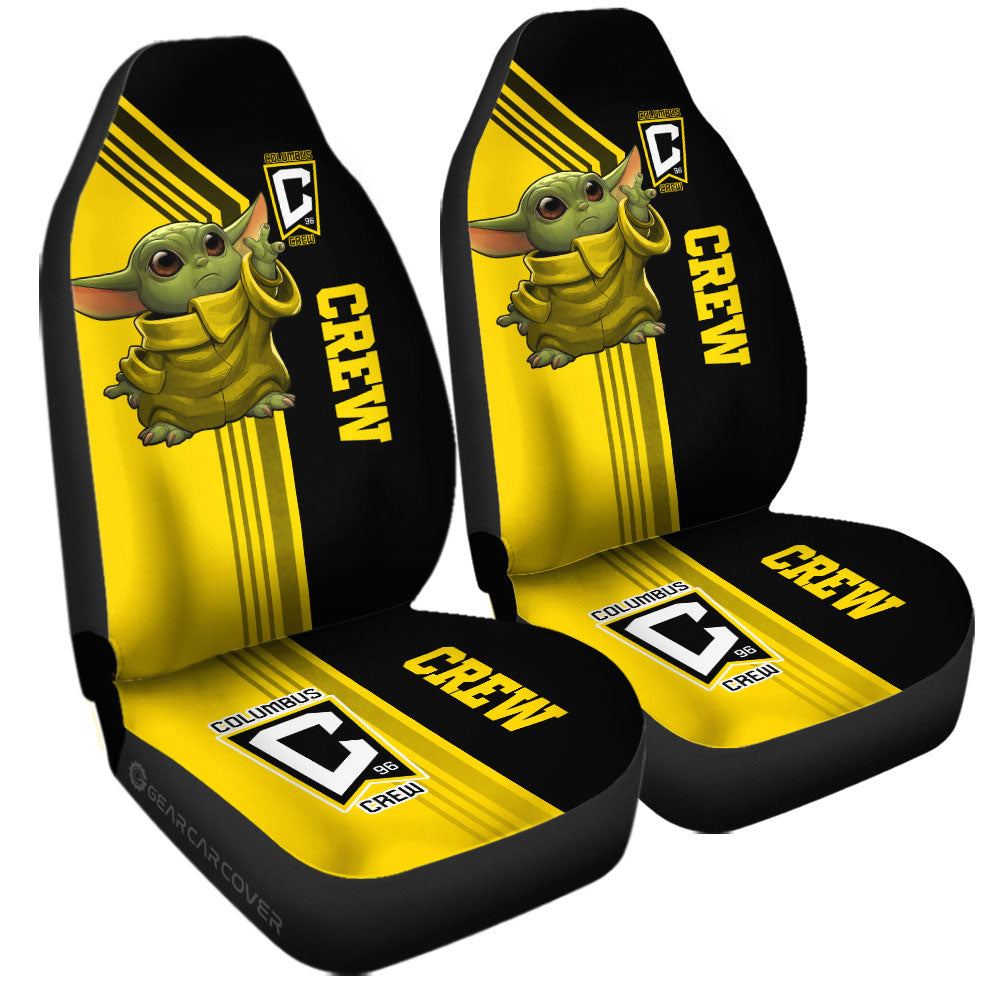 Columbus Crew Car Seat Covers Baby Yoda Car Accessories - Gearcarcover - 3