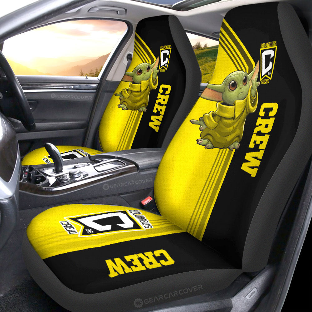 Columbus Crew Car Seat Covers Baby Yoda Car Accessories - Gearcarcover - 1