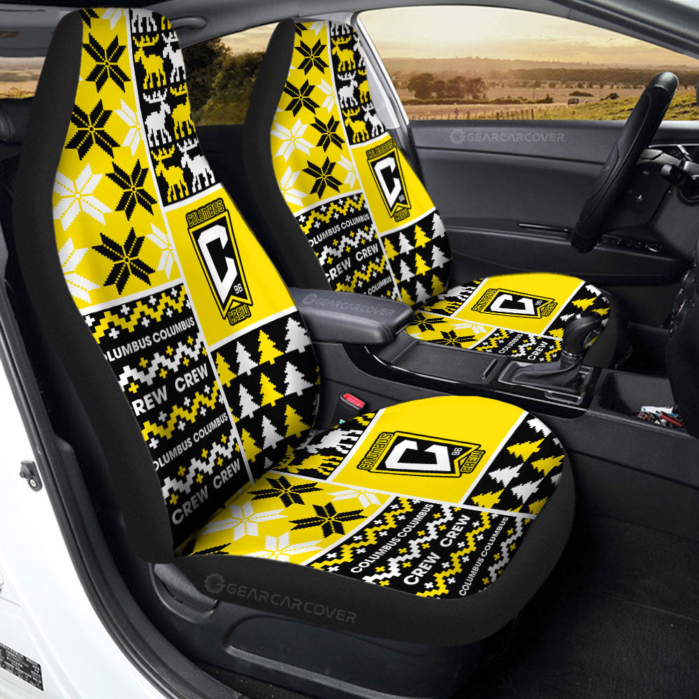 Columbus Crew Car Seat Covers Custom Ugly Style Car Accessories - Gearcarcover - 2