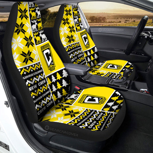 Columbus Crew Car Seat Covers Custom Ugly Style Car Accessories - Gearcarcover - 2