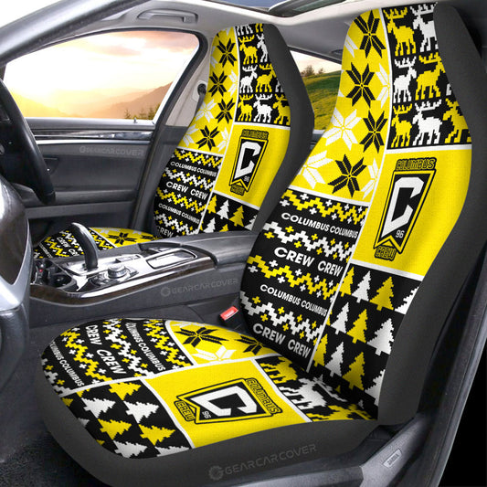 Columbus Crew Car Seat Covers Custom Ugly Style Car Accessories - Gearcarcover - 1