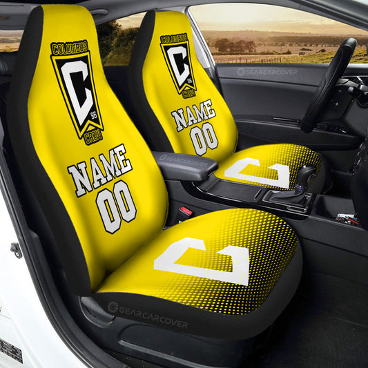 Columbus Crew Car Seat Covers Sporty Team Collection - Gearcarcover - 2