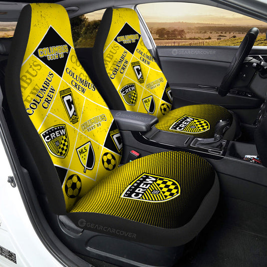 Columbus Crew Car Seat Covers Sporty Team Collection - Gearcarcover - 2