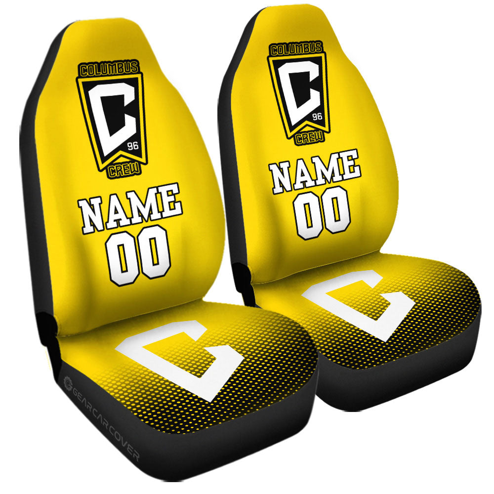 Columbus Crew Car Seat Covers Sporty Team Collection - Gearcarcover - 3