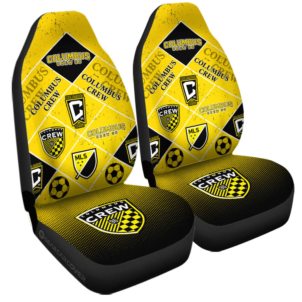 Columbus Crew Car Seat Covers Sporty Team Collection - Gearcarcover - 3