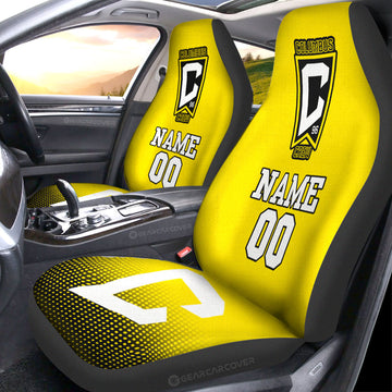 Columbus Crew Car Seat Covers Sporty Team Collection - Gearcarcover - 1