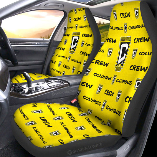 Columbus Crew Car Seat Covers Sporty Team Collection - Gearcarcover - 1