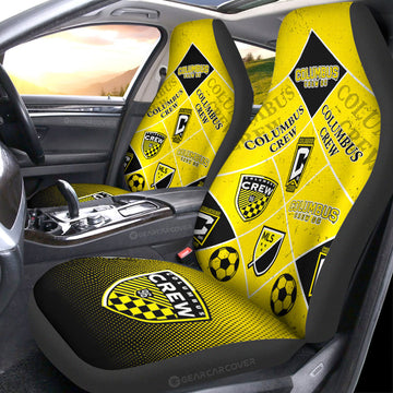 Columbus Crew Car Seat Covers Sporty Team Collection - Gearcarcover - 1