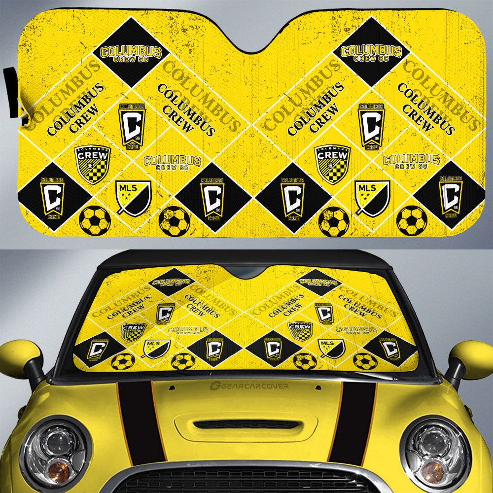 Columbus Crew Car Sunshade Sporty Team Collection - Gearcarcover - 1