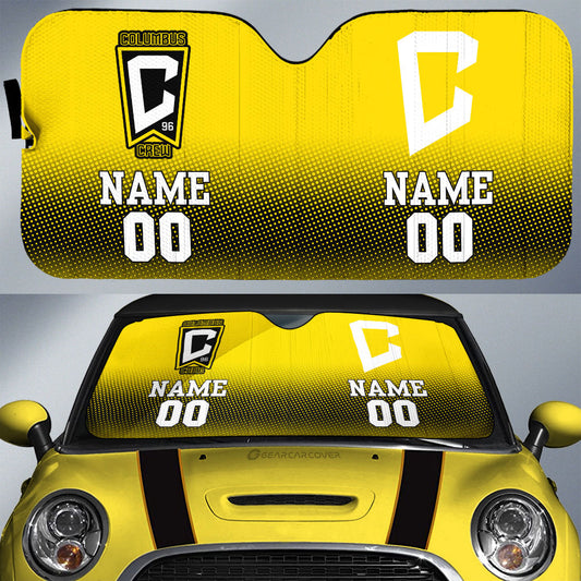 Columbus Crew Car Sunshade Sporty Team Collection - Gearcarcover - 1