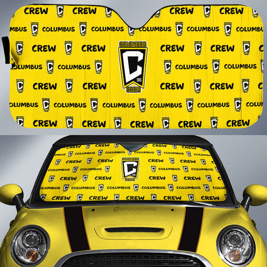 Columbus Crew Car Sunshade Sporty Team Collection - Gearcarcover - 1