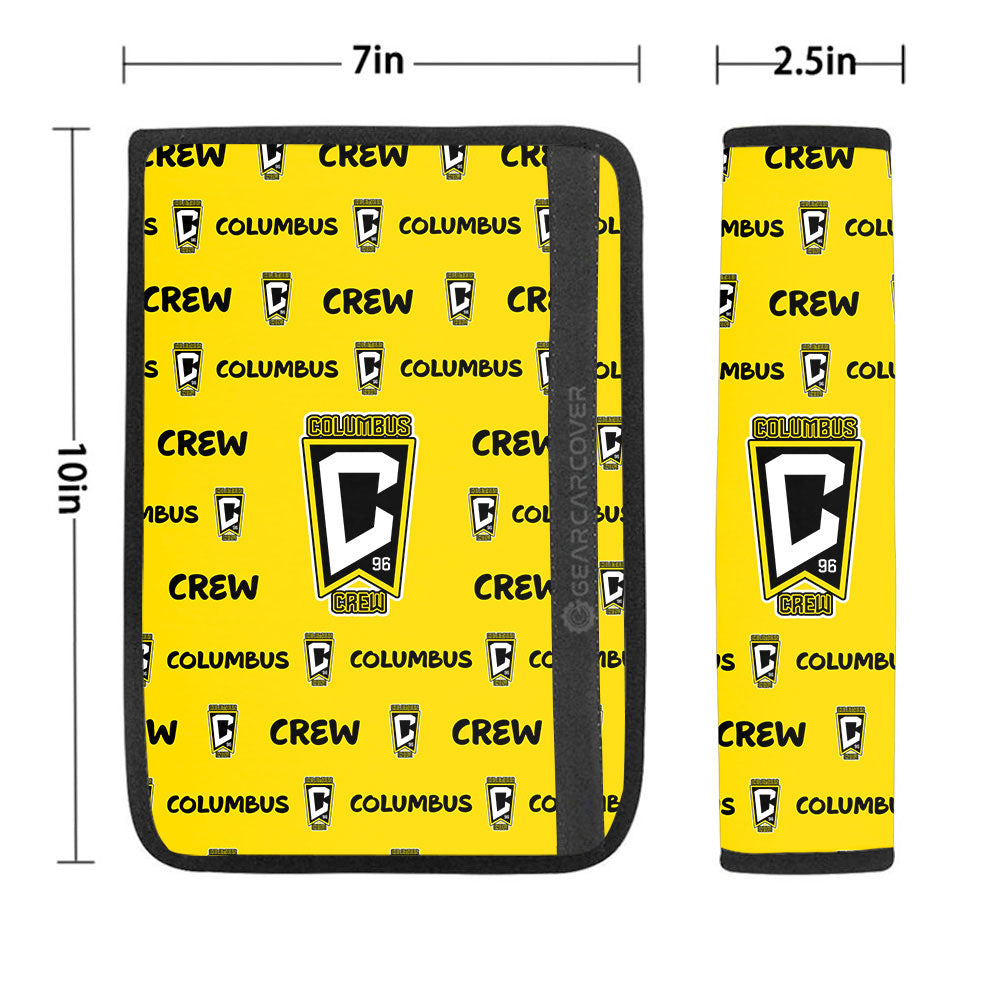 Columbus Crew Seat Belt Covers Sporty Team Collection - Gearcarcover - 1