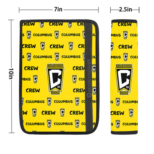Columbus Crew Seat Belt Covers Sporty Team Collection - Gearcarcover - 1
